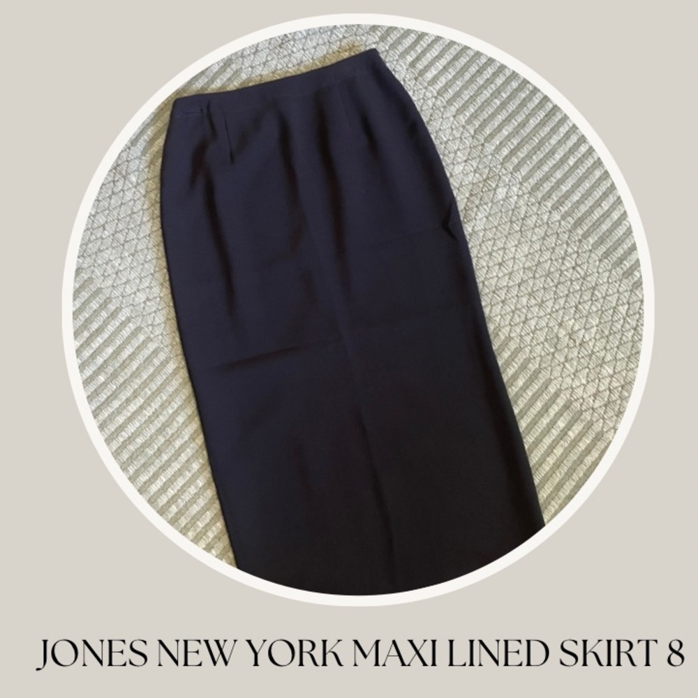 Jones New York Black Maxi Skirt